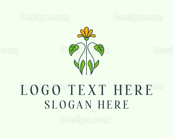 Flower Garden Bloom Logo