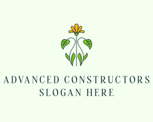 Flower Garden Plant logo design