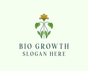 Flower Garden Plant logo design