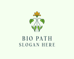 Flower Garden Plant logo design