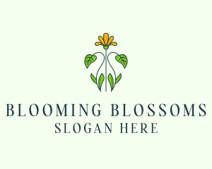 Flower Garden Plant logo design