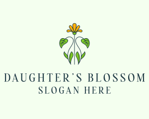 Flower Garden Plant logo design