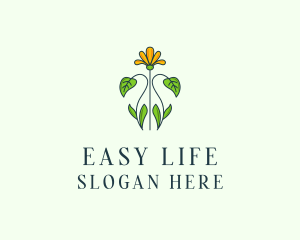 Flower Garden Plant logo design