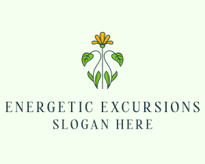 Flower Garden Plant logo design