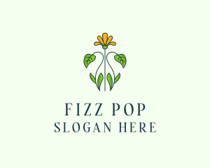 Flower Garden Plant logo design