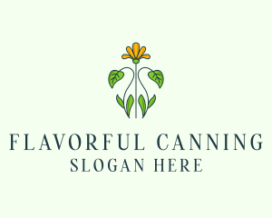 Flower Garden Plant logo design