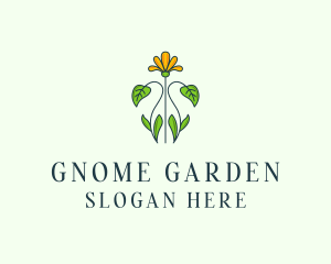 Flower Garden Plant logo design