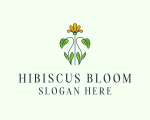 Flower Garden Plant logo design