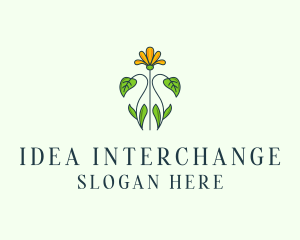 Flower Garden Plant logo design