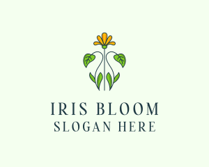 Flower Garden Plant logo design