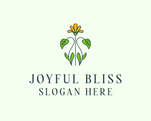 Flower Garden Plant logo design