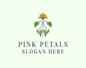 Flower Garden Plant logo design