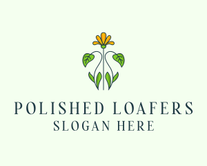 Flower Garden Plant logo design