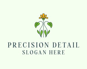 Flower Garden Plant logo design