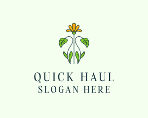 Flower Garden Plant logo design