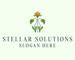 Flower Garden Plant logo design