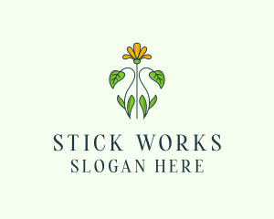 Flower Garden Plant logo design