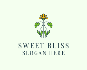 Flower Garden Plant logo design