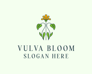 Flower Garden Plant logo design