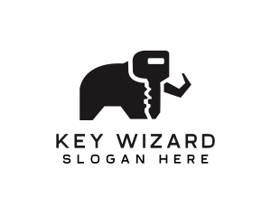 Elephant Key Security logo design