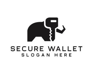 Elephant Key Security logo design