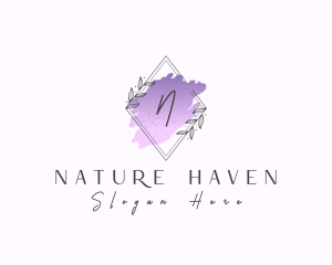 Natural Beauty Diamond logo design