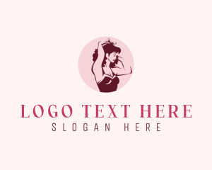 Retro Woman Beauty  Logo