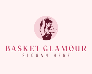 Retro Woman Beauty  logo design