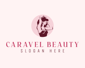 Retro Woman Beauty  logo design