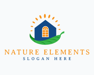 Natural Leaf Home logo design