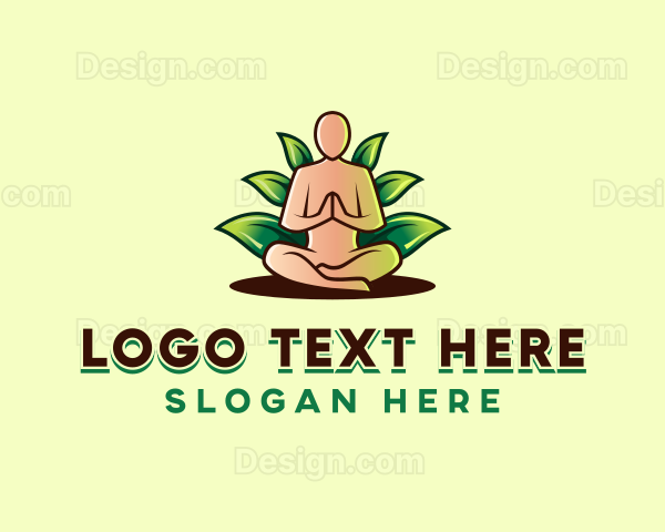 Yoga Leaf Relaxation Logo