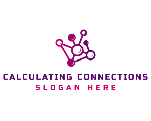 Network Chain Connection logo design