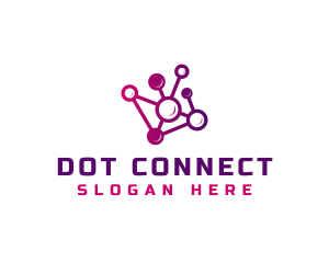 Network Chain Connection logo design