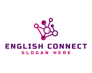 Network Chain Connection logo design