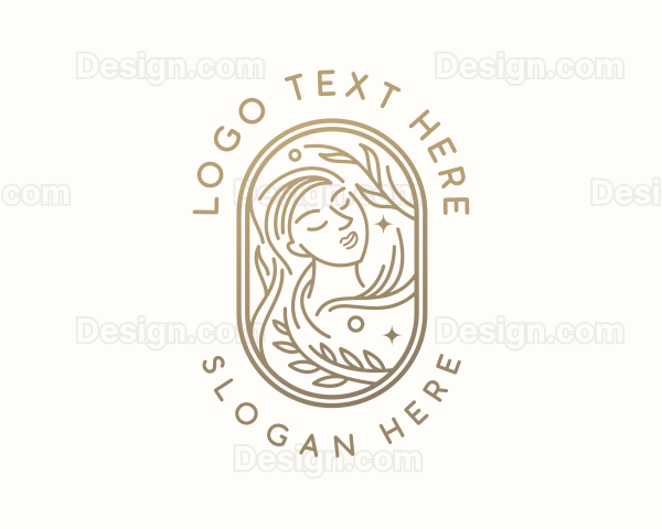 Golden Wellness Woman Logo