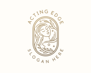 Golden Wellness Woman logo design