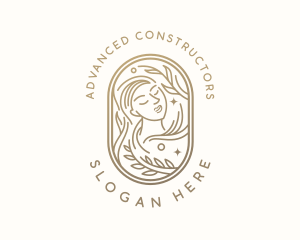 Golden Wellness Woman logo design