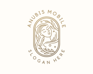 Golden Wellness Woman logo design