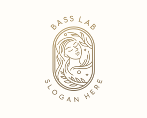 Golden Wellness Woman logo design