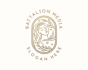 Golden Wellness Woman logo design