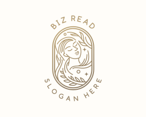 Golden Wellness Woman logo design