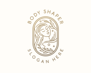 Golden Wellness Woman logo design