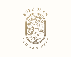 Golden Wellness Woman logo design