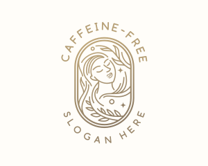 Golden Wellness Woman logo design