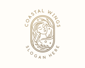 Golden Wellness Woman logo design