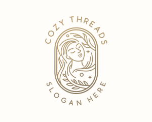 Golden Wellness Woman logo design