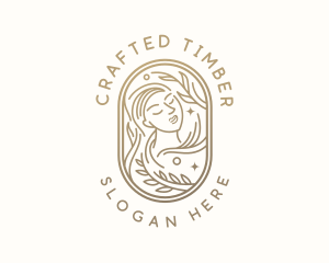 Golden Wellness Woman logo design