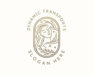 Golden Wellness Woman logo design