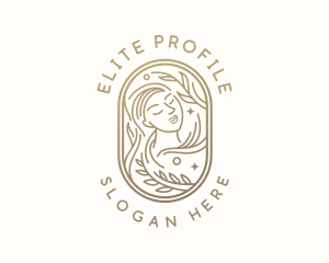 Golden Wellness Woman logo design