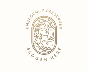 Golden Wellness Woman logo design